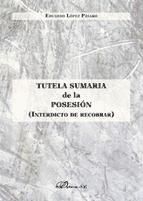 Portada de Tutela sumaria de la posesi&oacute;n (Ebook)