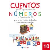 Portada de Cuentos para aprender los números: La familia del 80 y con las frutas disfrutas