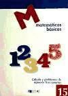 Portada de Matemáticas básicas - cuaderno 15