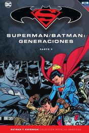 Portada de Batman y Superman - Colección Novelas Gráficas núm. 58: Batman/Superman: Generaciones (Parte 3)