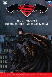 Portada de Batman y Superman - Colección Novelas Gráficas número 24: Batman: Ciclo de violencia