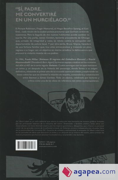 Batman: Año uno (Biblioteca DC Black Label) (Cuarta edición)