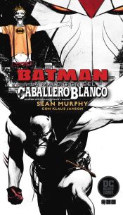 Portada de Batman: La maldición del Caballero Blanco - Edición Deluxe en blanco y negro