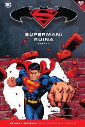 Portada de Batman y Superman - Colección Novelas Gráficas núm. 55: Superman: Ruina (Parte 2)