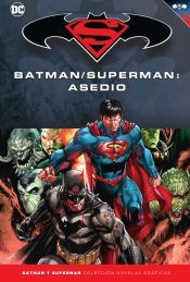 Portada de Batman y Superman - Colección Novelas Gráficas núm. 75: Batman/Superman: Asedio