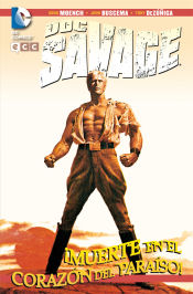 Portada de Doc Savage: ¡Muerte en el corazón del paraíso!