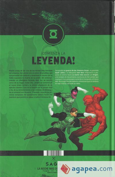 Green Lantern vol. 05: Origen (GL Saga - La Noche Más Oscura Prólogo)