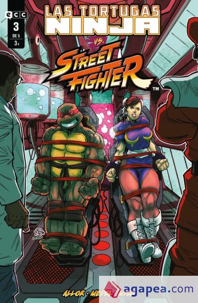 Las Tortugas Ninja vs. Street Fighter núm. 3 de 5