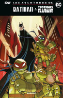 Portada de Las aventuras de Batman y las Tortugas Ninja (Biblioteca Super Kodomo)