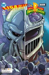 Portada de Liga de la Justicia/Power Rangers 04