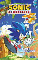 Portada de Sonic The Hedgehog vol. 01: Daños colaterales (Biblioteca Super Kodomo)