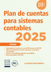 Portada de Plan de cuentas para sistemas contables 2025 - 10ma edición