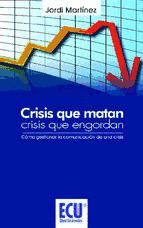 Portada de Crisis que matan (Ebook)