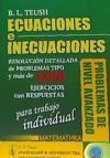 ECUACIONES E INECUACIONES. PROBLEMAS DE NIVEL AVANZADO
