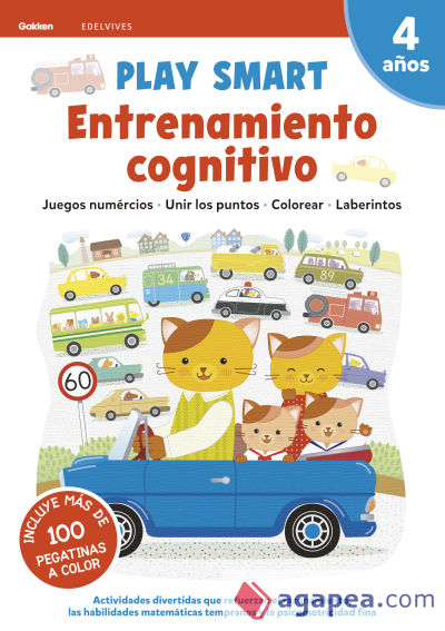 ENTRENAMIENTO COGNITIVO 4AÑOS 21 PLAY SMART GAKKEN