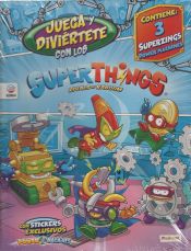 Portada de Juega y diviértete con los Superthings Power Machines : cuaderno de vacaciones