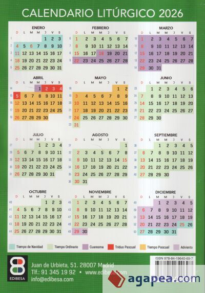 EVANGELIO 2026. LETRA GRANDE (CICLO A) EVANGELIO 2026. LETRA GRANDE (CICLO A)