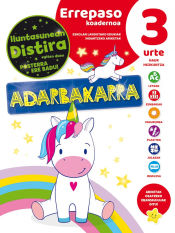 Portada de EUSKERA CUADERNO DE REPASO 3 A?OS UNICORNIOS