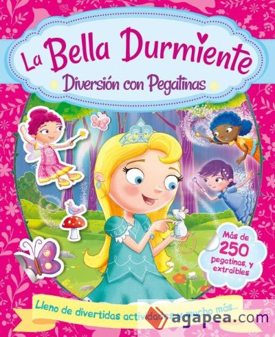 LA BELLA DURMIENTE. DIVERSION CON PEGATINAS