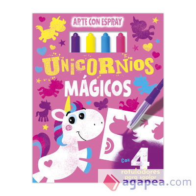 UNICORNIOS MAGICOS. ARTE CON SPRAY