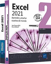 Portada de EXCEL 2021 PACK 2 LIBROS APRENDER Y DISEÑAR CUADROS DE MAND