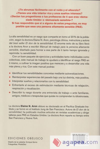 Manual de trabajo para la persona altamente sensible