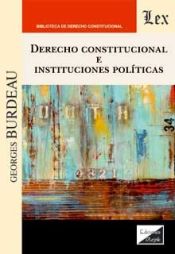 Portada de DERECHO CONSTITUCIONAL E INSTITUCIONES POLITICAS