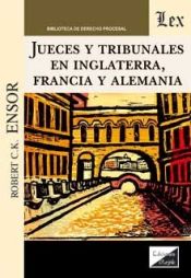 Portada de Jueces y tribunales en Inglaterra, Francia y Alemania