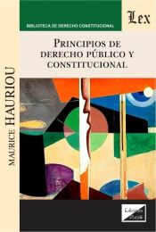 Portada de PRINCIPIOS DE DERECHO PUBLICO Y CONSTITUCIONAL