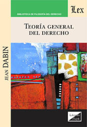 Portada de TEORIA GENERAL DEL DERECHO