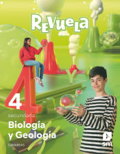 Portada de Biología y Geología. 4 Secundaria. Revuela. Canarias