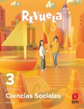 Portada de Ciencias Sociales. 3 Primaria. Revuela. Aragón