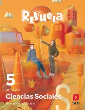 Portada de Ciencias Sociales. 5 Primaria. Revuela. Asturias