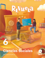 Portada de Ciencias Sociales. 6 Primaria. Revuela. Región de Murcia