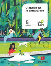 Portada de Ciències de la naturalesa . 5 Primária. Más Saba