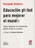 Portada de Educación global para mejorar el mundo, de Howard Gardner