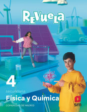 Portada de Física y Química. 4 Secundaria. Revuela. Comunidad de Madrid