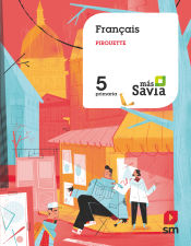 Portada de Francés Pirouette. 5 Primaria. Más Savia