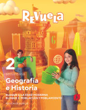 Portada de Geografía e Historia. 2 Secundaria. Bloques. Revuela. Región de Murcia