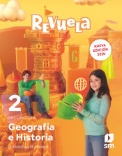 Portada de Geografía e Historia. 2 Secundaria. Revuela. Comunidad de Madrid