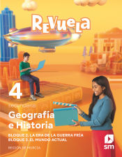 Portada de Geografía e Historia. 4 Secundaria. Revuela. Región de Murcia