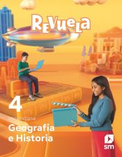 Portada de Geografía e Historia. 4 Secundaria. Revuela