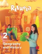 Portada de Geography and History. 2 Secondary. Revuela. Andaluc&iacute;a