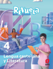 Portada de Lengua Castellana y Literatura . 4 Secundaria. Revuela. Castilla y León