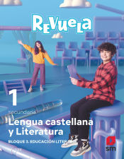 Portada de Lengua Castellana y Literatura. Bloque III. Educación Literaria. 1 Secundaria. Revuela. Galicia