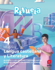 Portada de Lengua Castellana y Literatura. Bloques. Comunicación. 4 Secundaria. Revuela. Región de Murcia