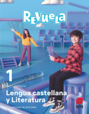 Portada de Lengua castellana y Literatura. 1 Secundaria. Revuela. Comunidad Valenciana
