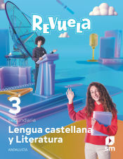 Portada de Lengua castellana y Literatura. 3 Secundaria. Revuela. Andalucía