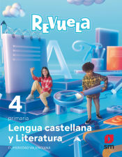 Portada de Lengua castellana y Literatura. 4 Primaria. Revuela. Comunidad Valenciana
