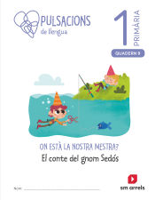 Portada de Llengua . 1 Primària. Pulsacions. Quaderns 1-9